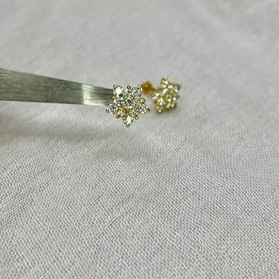 Star Flower Nosepin - Gold Plated