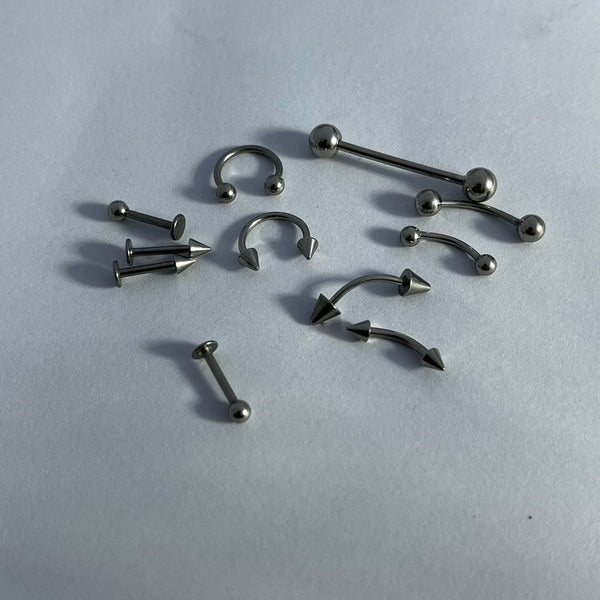 Surgical Stainless Steel Cartilage, Helix, Tragus & Septum Piercing Jewelry