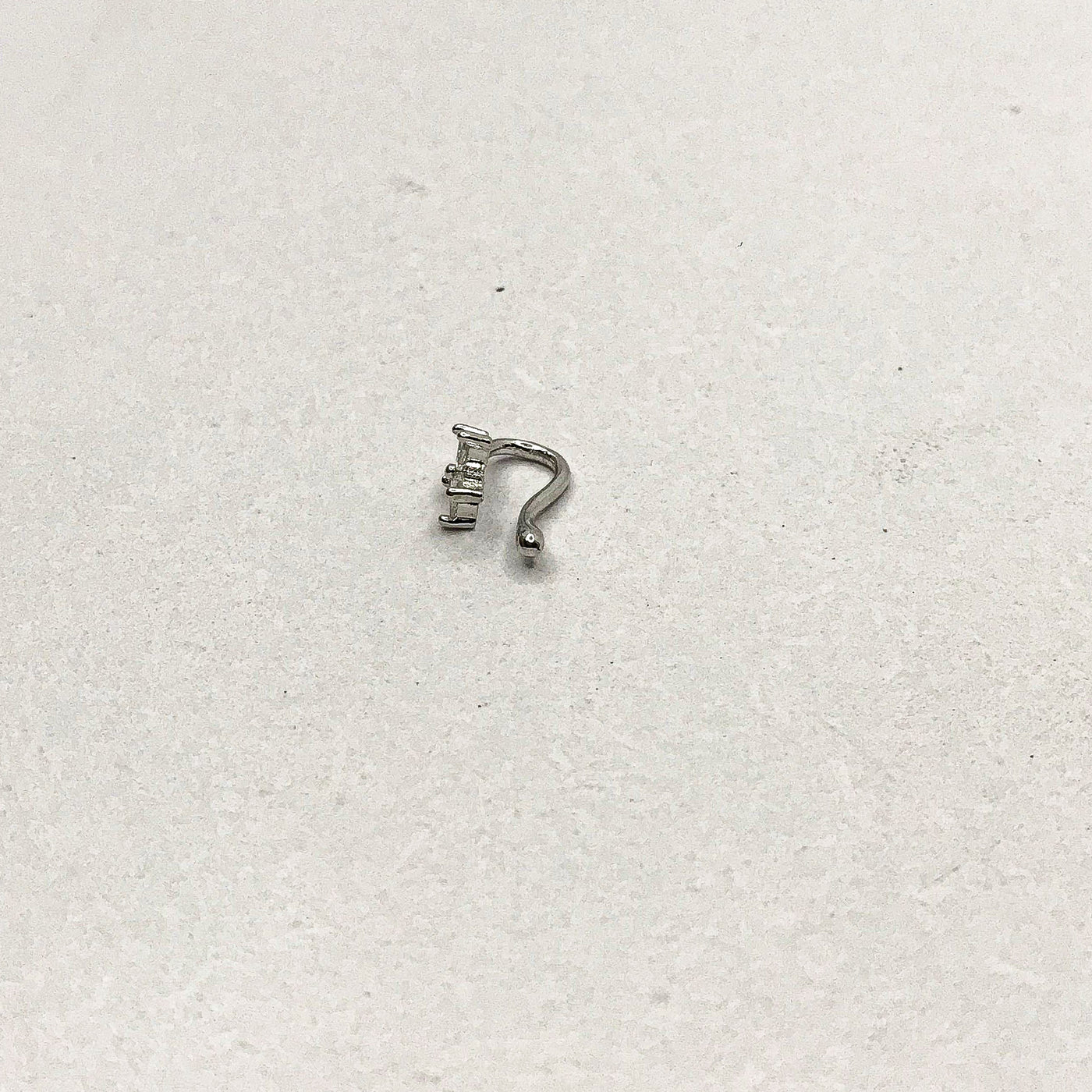 Zarqon Stone Star Silver NoseClip