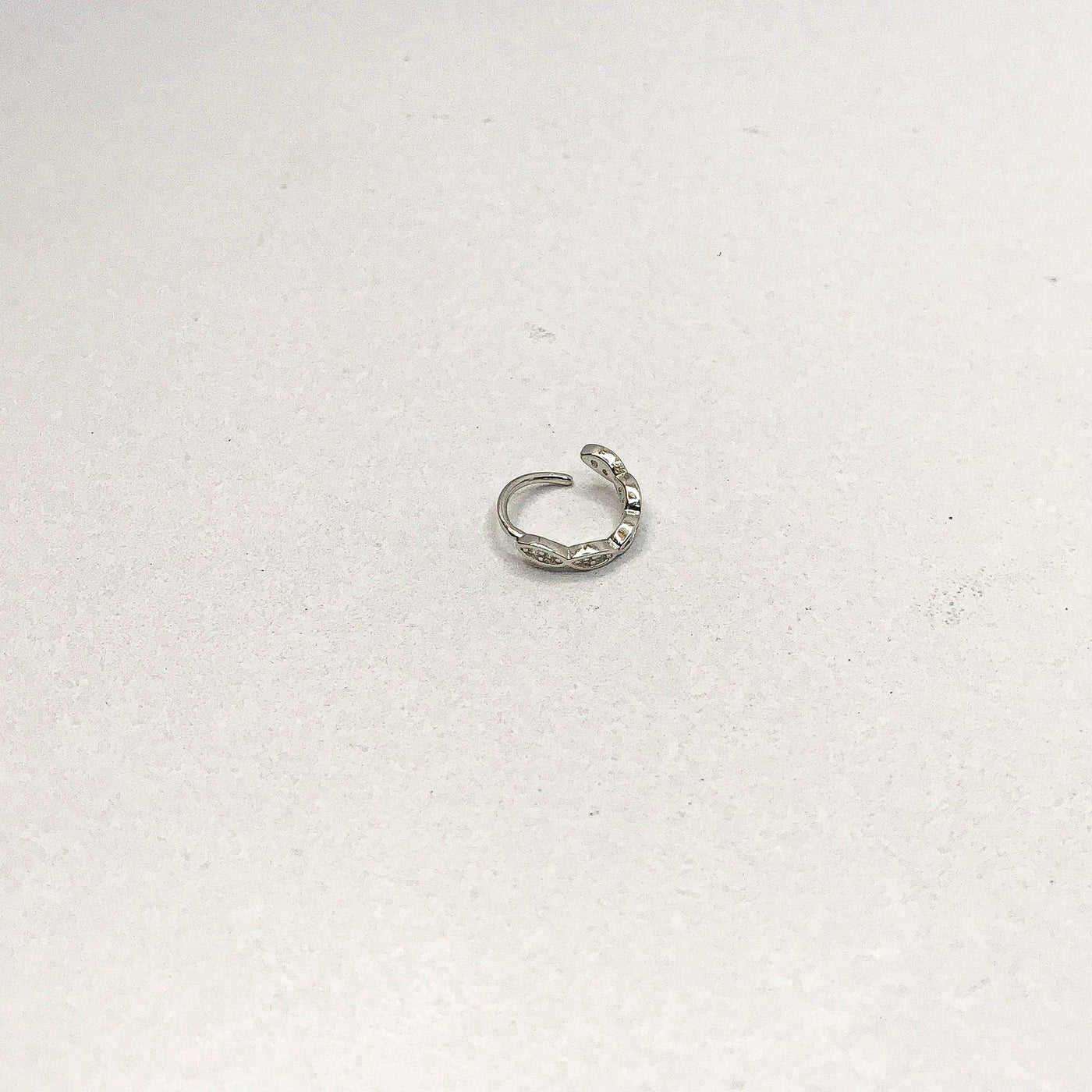 Sequence Stone Silver Nose Ring