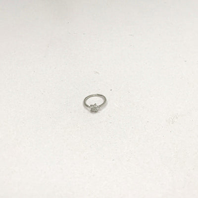 Stone Star Silver Nose Ring