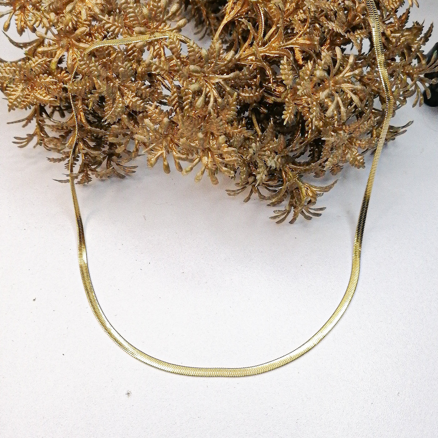 Gold-Plated Stainless Steel Snake Chain