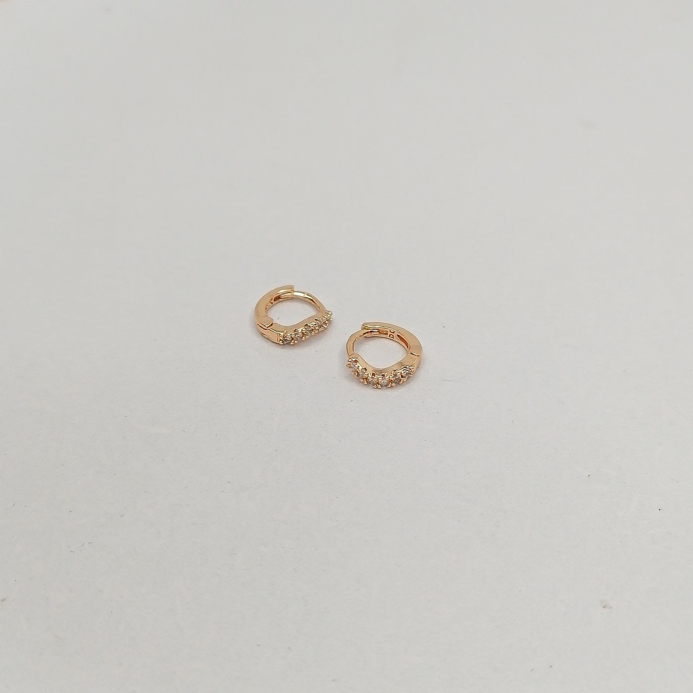 7mm Tiny Curve Hoop Earrings