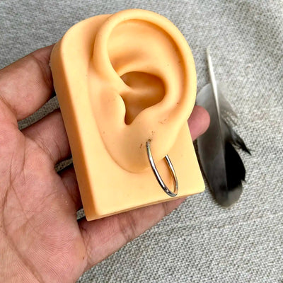 Stainless Steel Hoop Earrings (3Pairs Set)