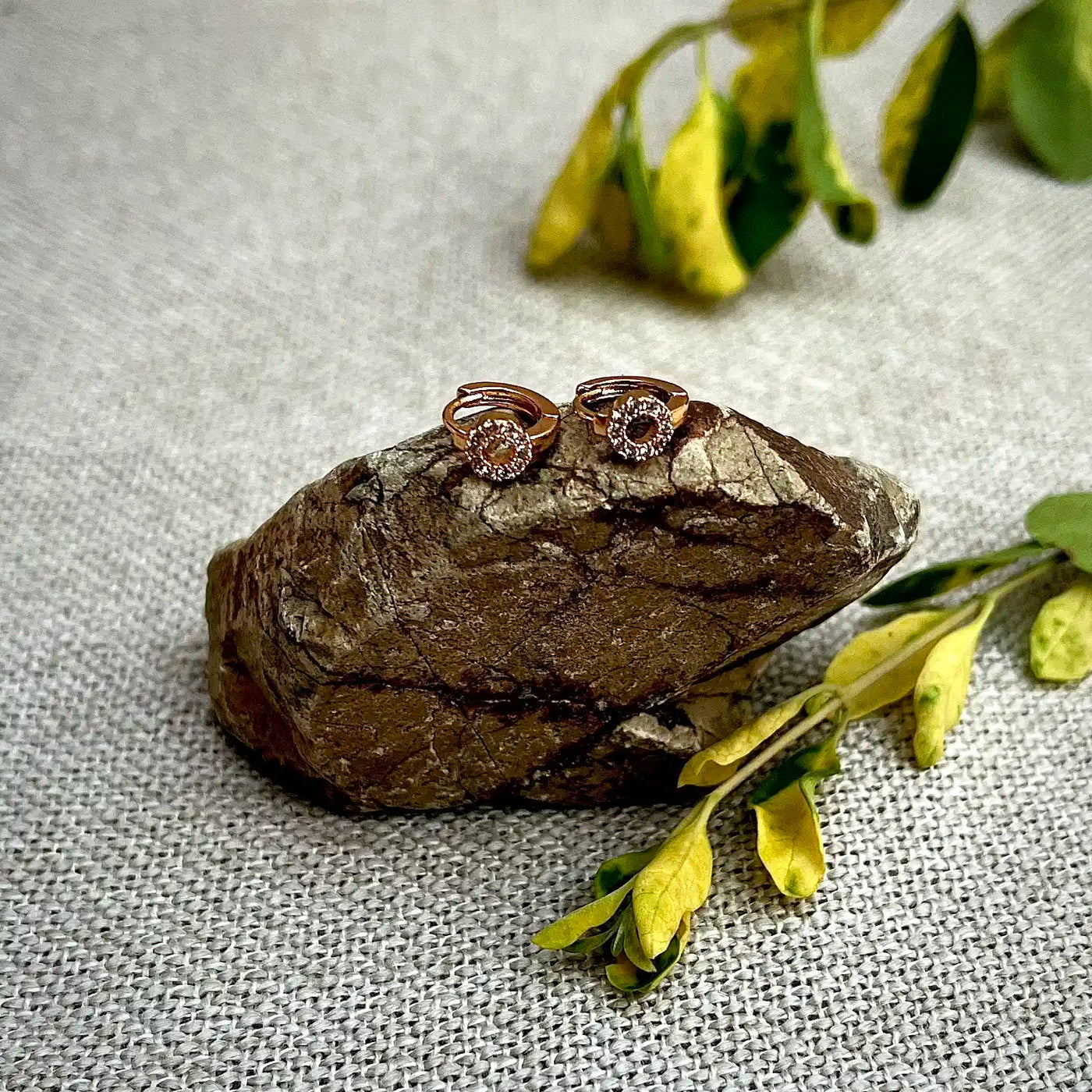 7mm Tiny Round Ring Hoop Earrings