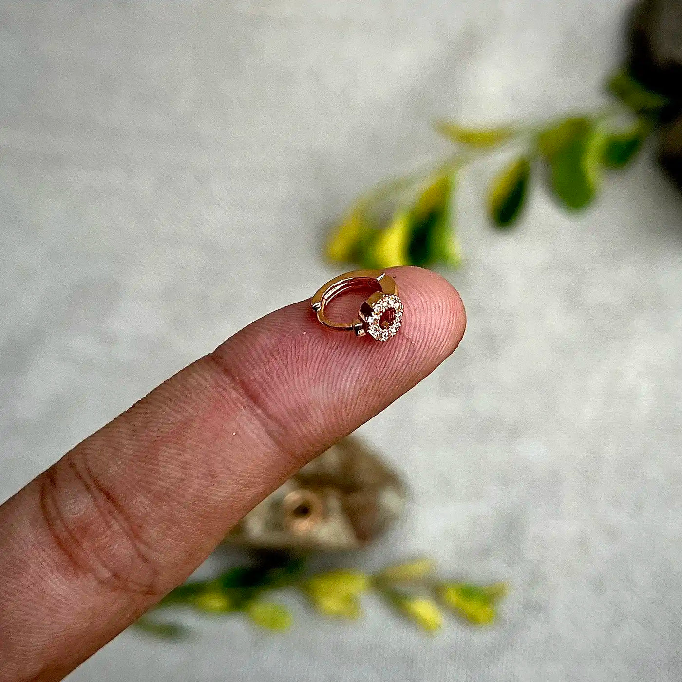 7mm Tiny Round Ring Hoop Earrings