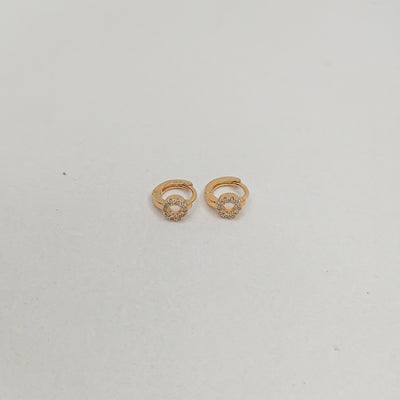 6mm Tiny Round Ring Hoop Earrings