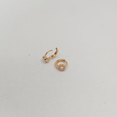 6mm Tiny Round Ring Hoop Earrings