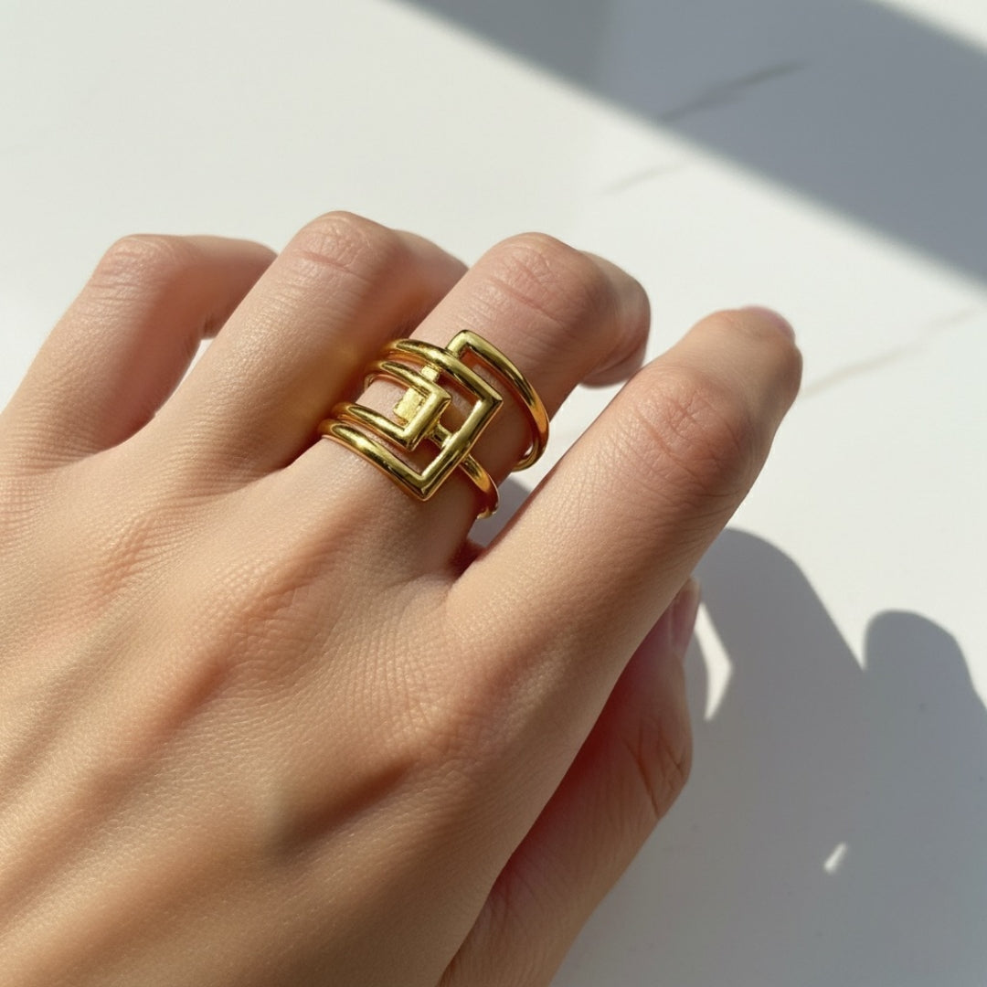 Double Daily Wear Girls Ring – Adjustable