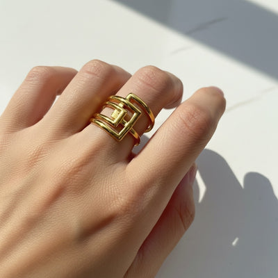 Double Daily Wear Girls Ring – Adjustable