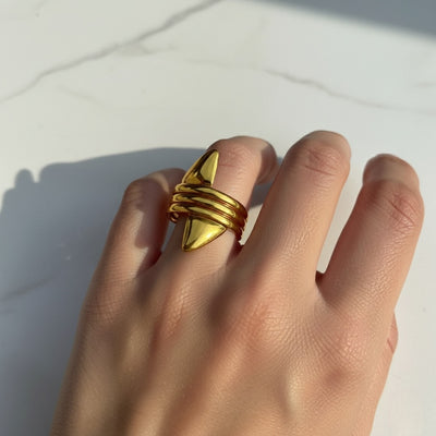 Twist Mesh Daily Wear Girls Ring – Adjustable