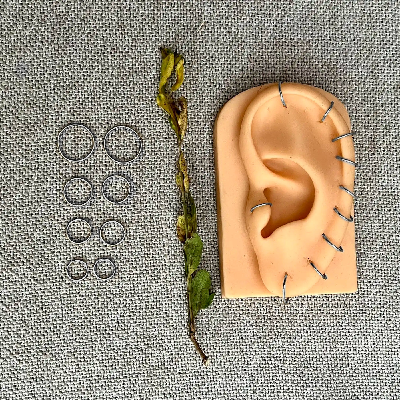 Endless Hoop Earrings Set | Stainless Steel (6mm–12mm) Sizes | Pack of 5 & 10 Pairs